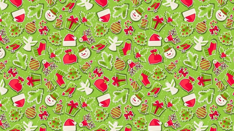 Бумага для упаковки подарков Новогодняя