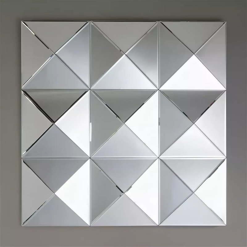 Плитка зеркальная Титан фацет 200х200