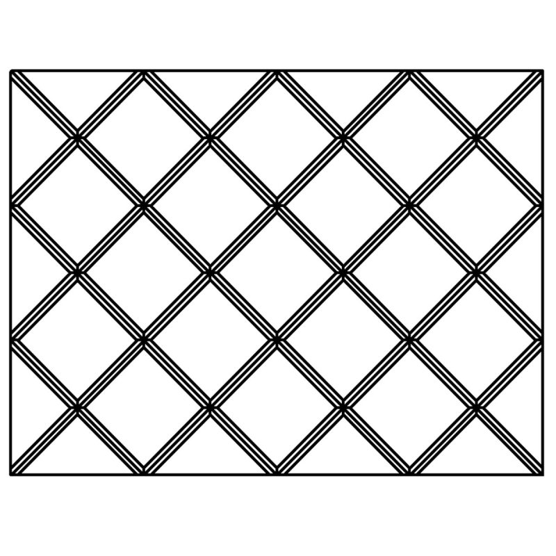 Зеркальное панно с рисунком