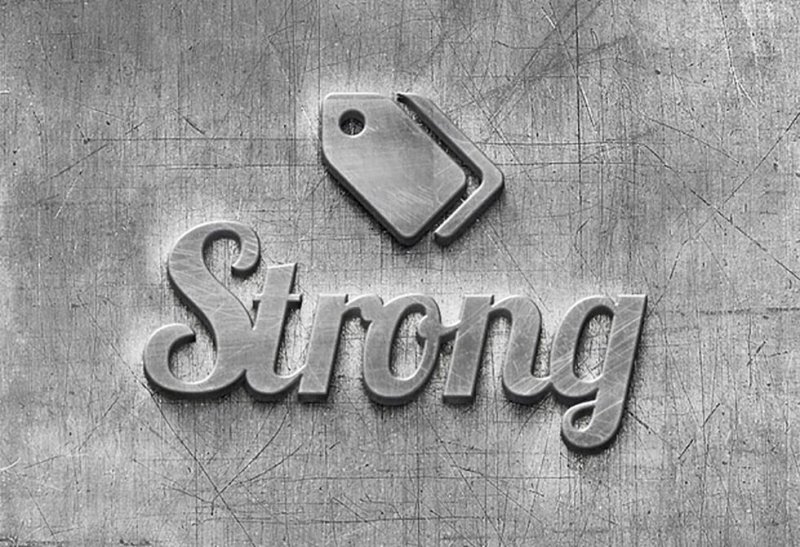 Металлический мокап