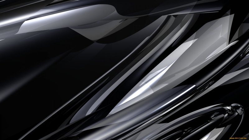 Черная глянцевая поверхность