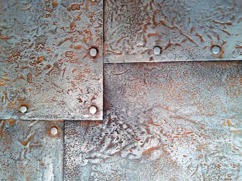 Штукатурка имитация металла