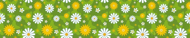 Орнамент ромашки