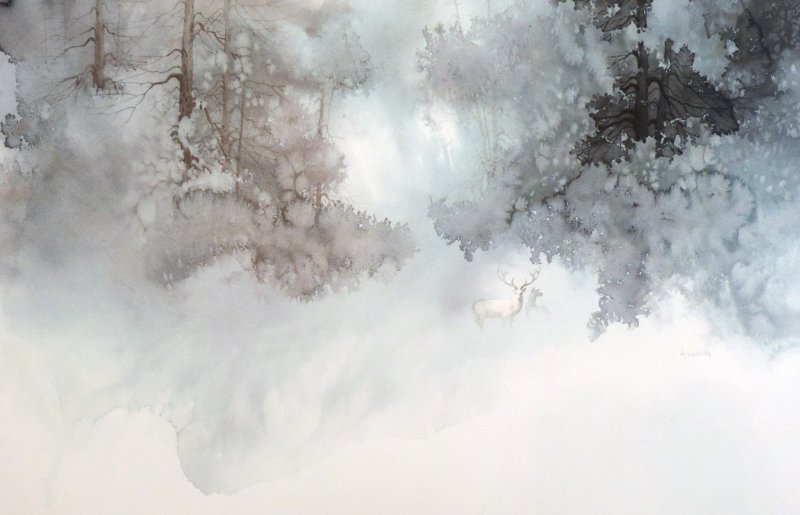 Акварельная текстура