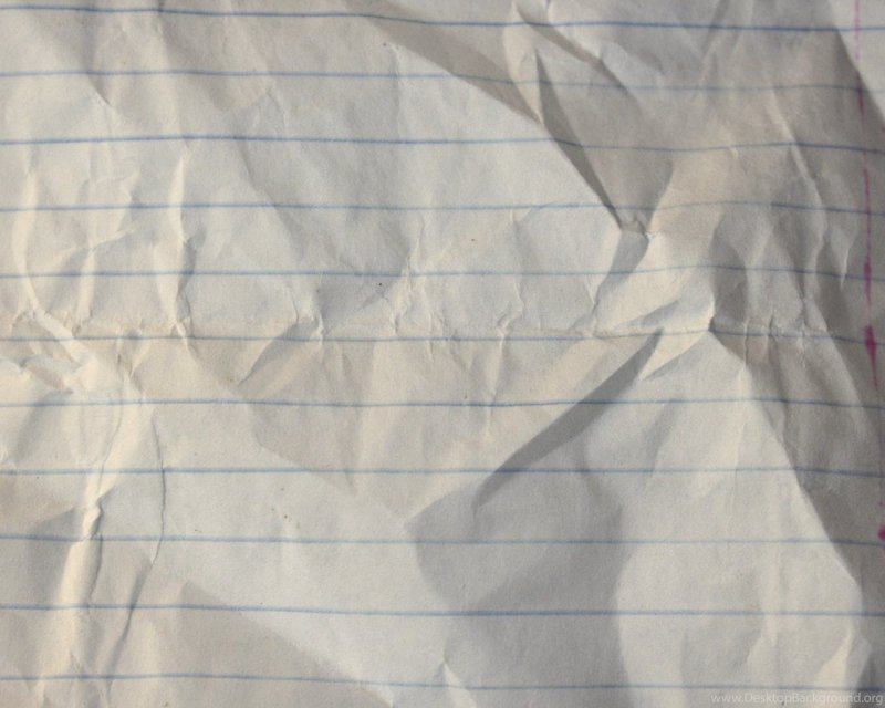 Мятая бумага в линейку