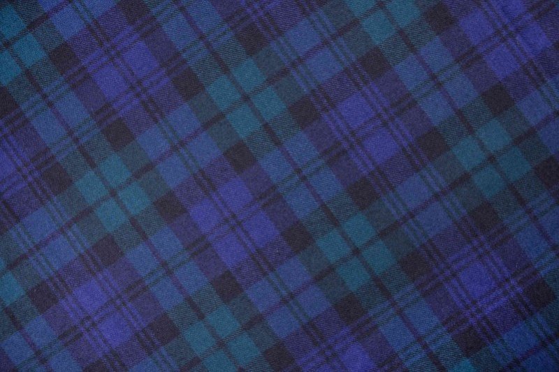 Синяя ткань в клетку