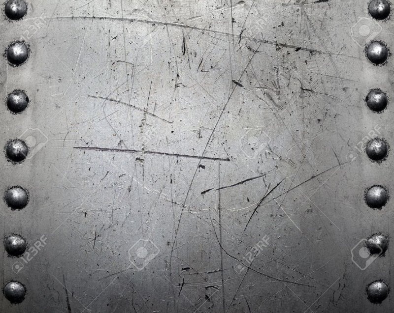 Металлический фон с заклепками