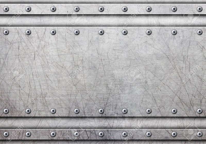 Металлическая полоса с клепками