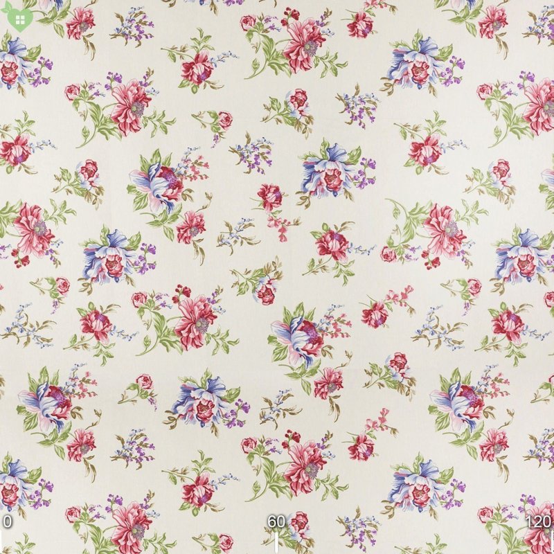 Ткань в мелкий цветочек для штор