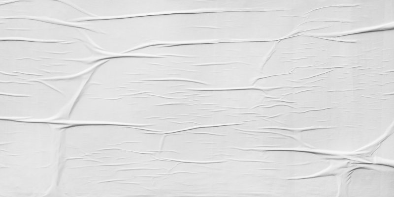 Мятая мокрая бумага