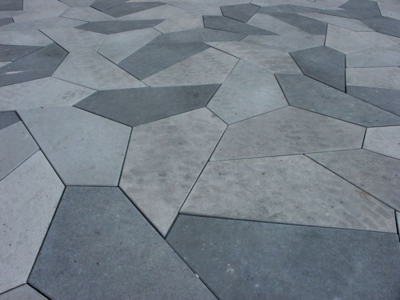 Тротуарная плитка полигональ