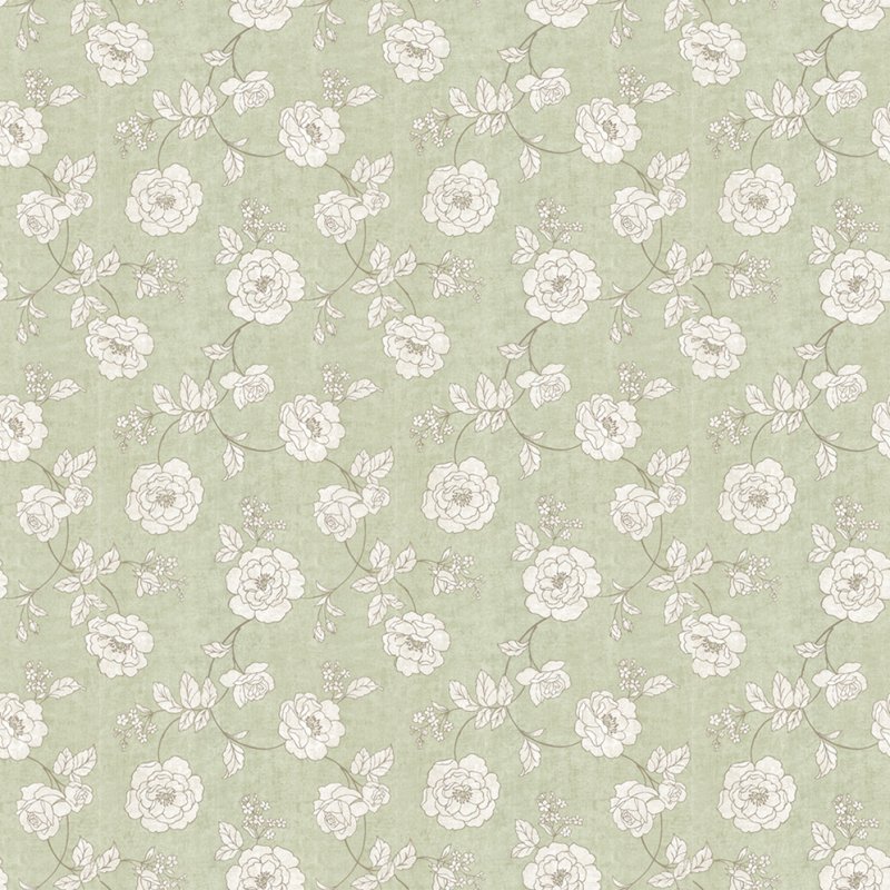 Обои с мелким цветочным рисунком