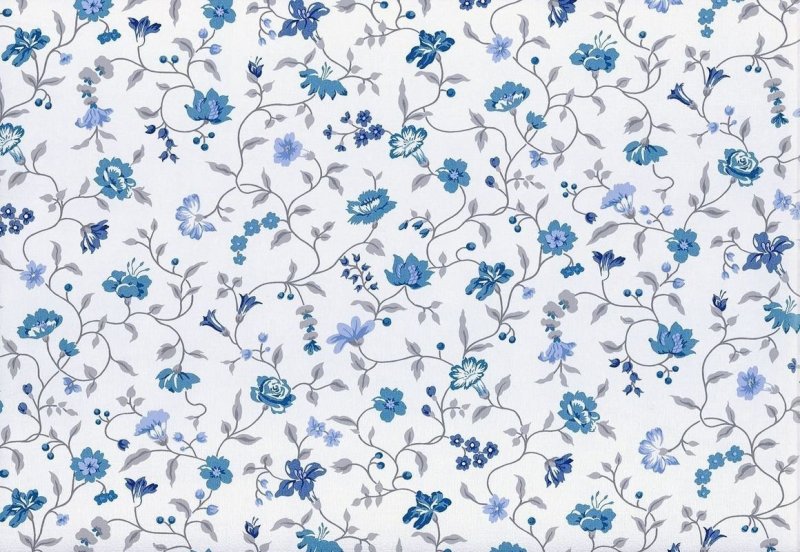 Голубые узоры