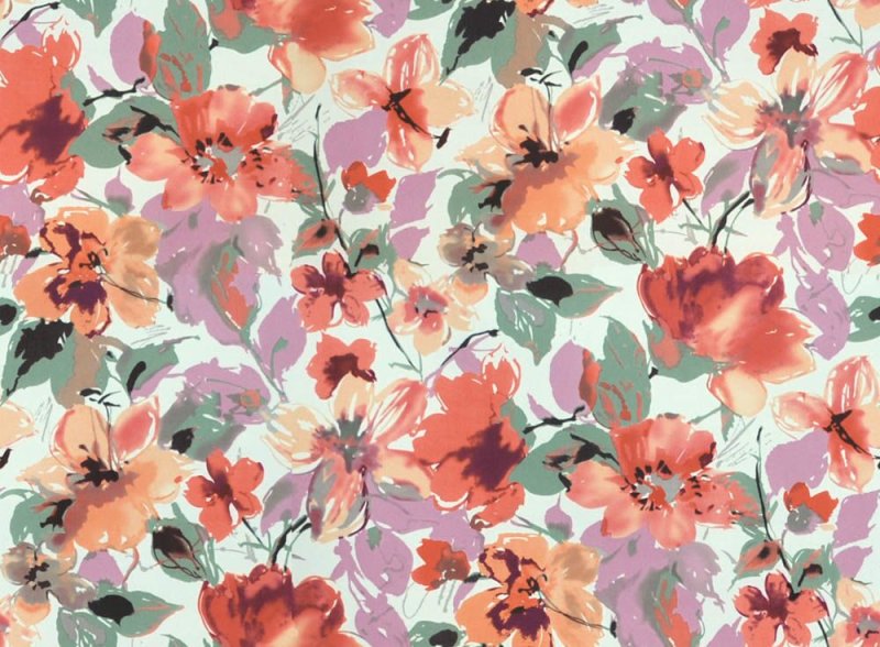 Ткань в цветочек
