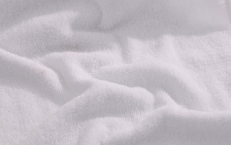 Махровая ткань белая