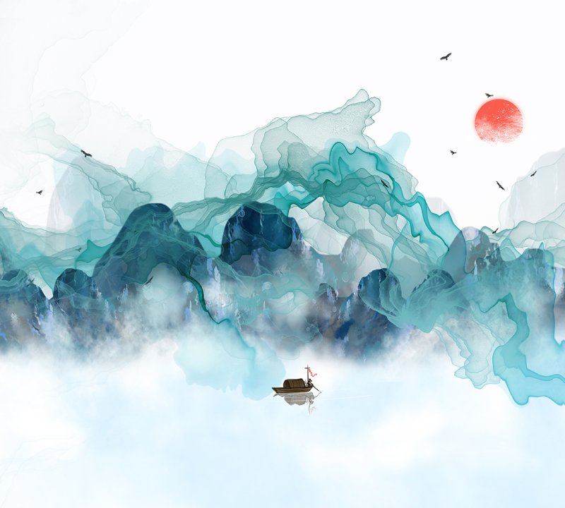 Акварельная абстракция