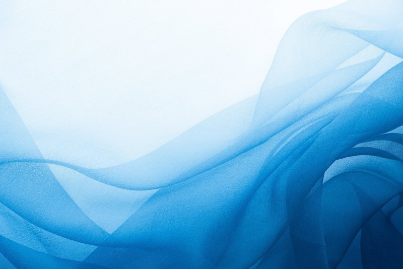 Голубая ткань