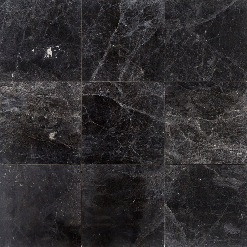 Dark Black Marble Bathroom плитка