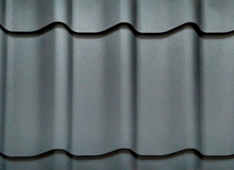 Металлочерепица Монтеррей 7024 серый графит
