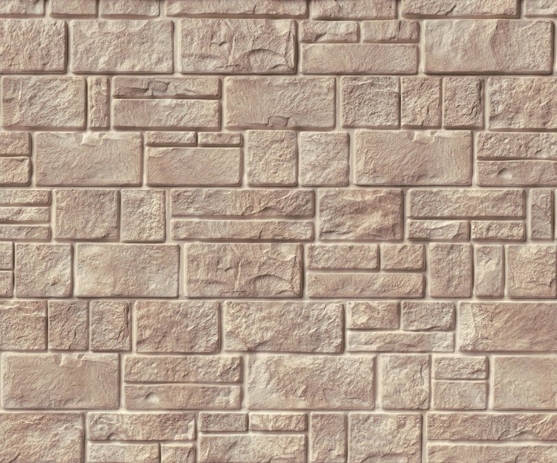 Фиброцементная панель Nichiha камень (белый) efx3351