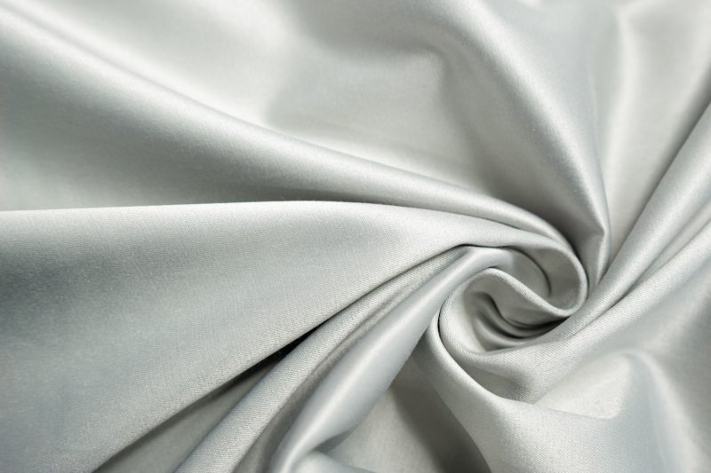 Ткань сатин мерсеризированный св. серый