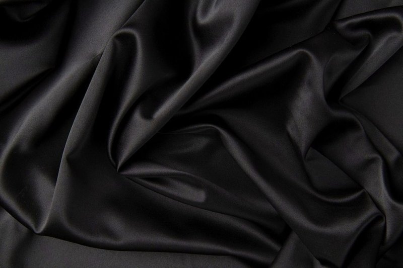 Шелк Армани черный