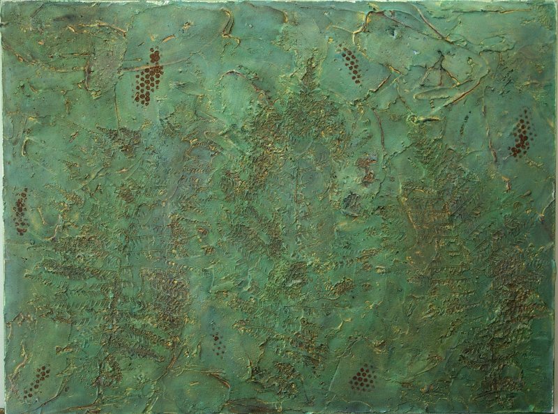 Зеленая краска текстура