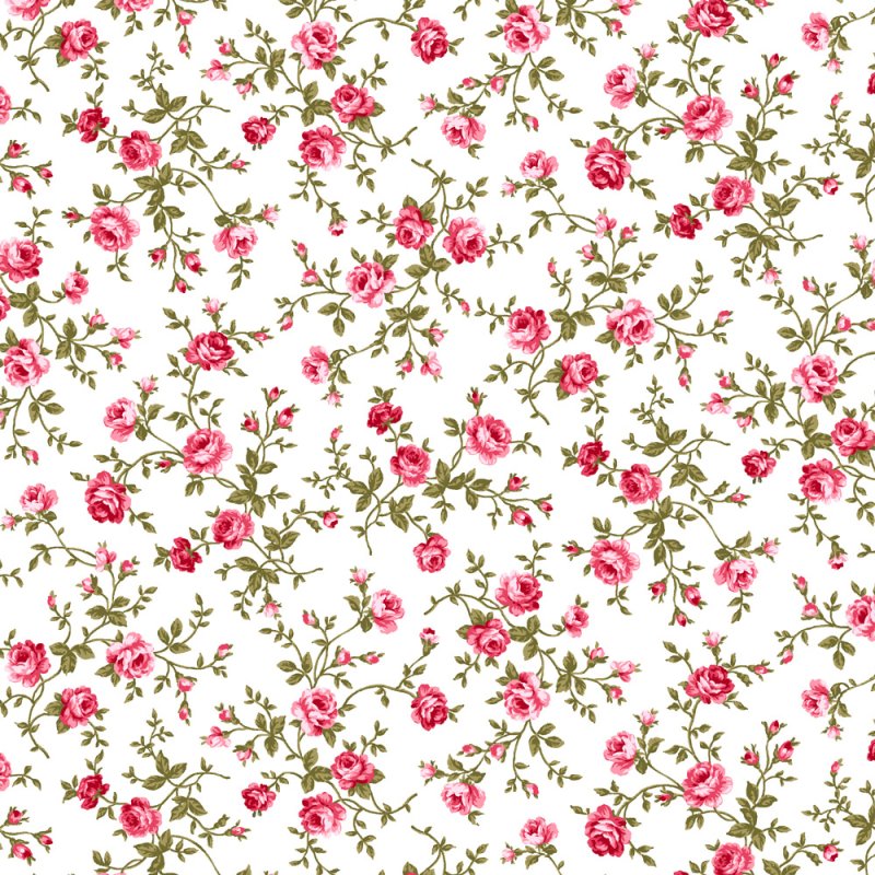 Ткань с мелкими цветами