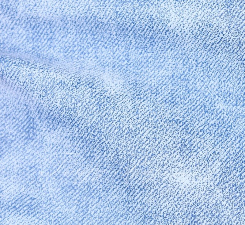 Джинсовая ткань голубая