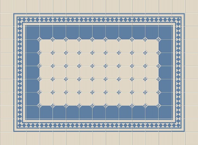 Метлахская плитка Zahna Fliesen, Германия