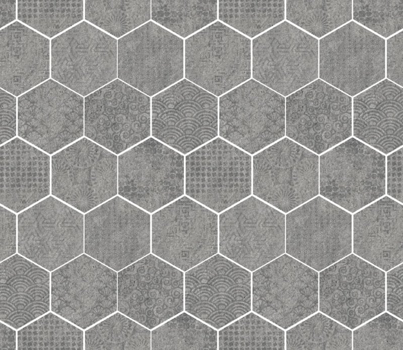 Тротуарная плитка Гексагон