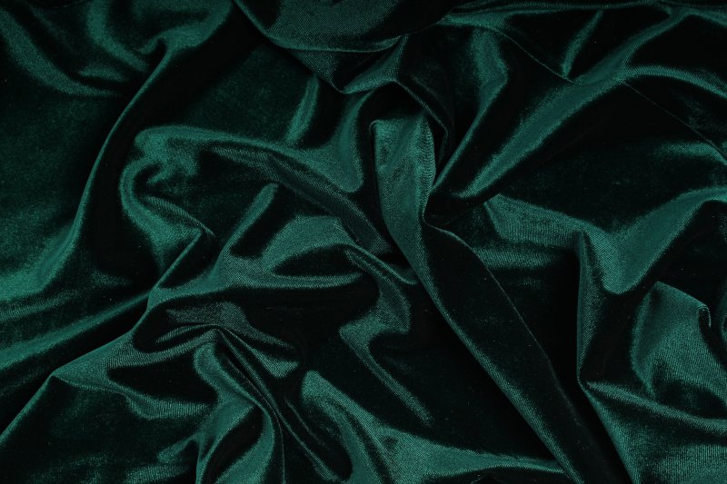 Сатин вельвет изумруд