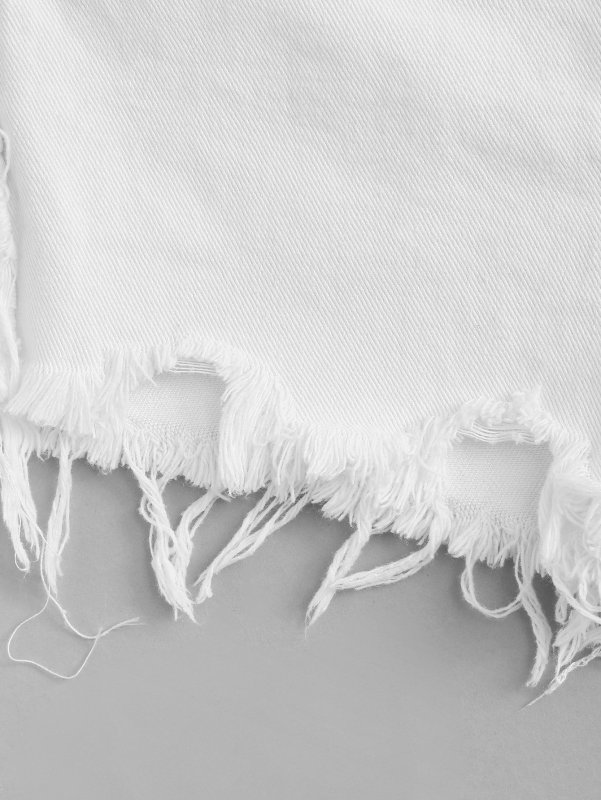 Белая джинсовая ткань