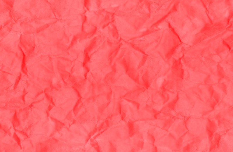 Красная мятая бумага