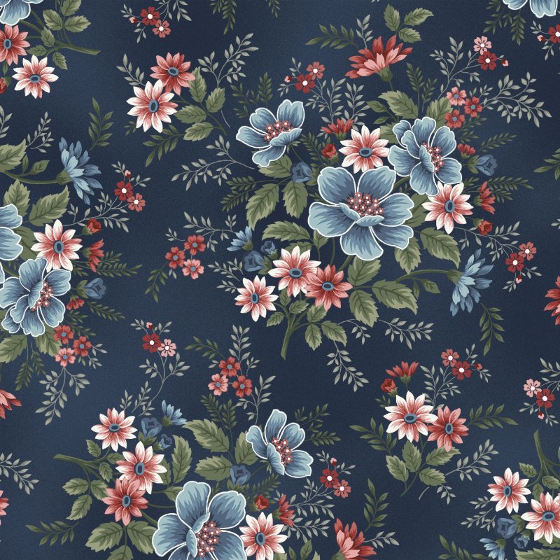 Ткань в цветочек