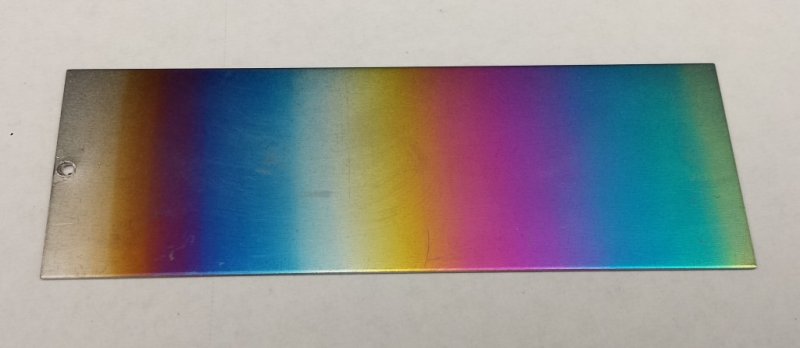 Анодирование титана палитра