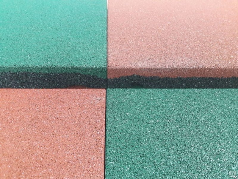 Плитка из резиновой крошки 1000x1000x20мм