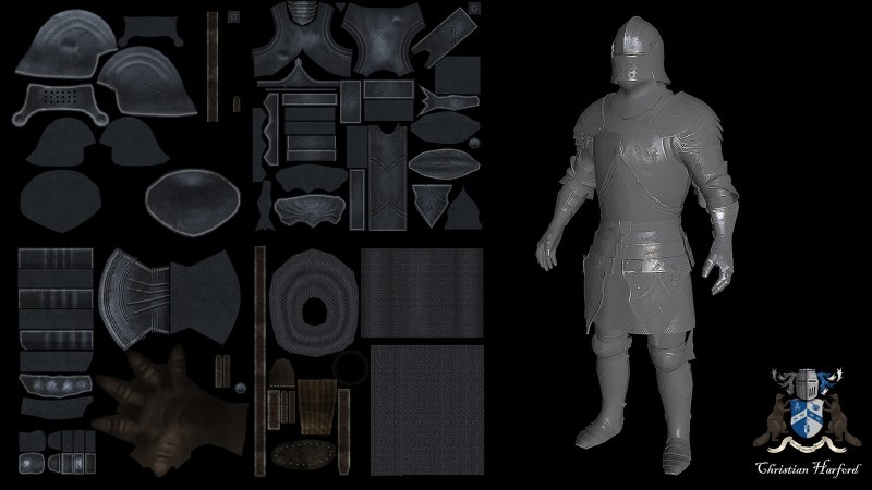 Доспехи развертка