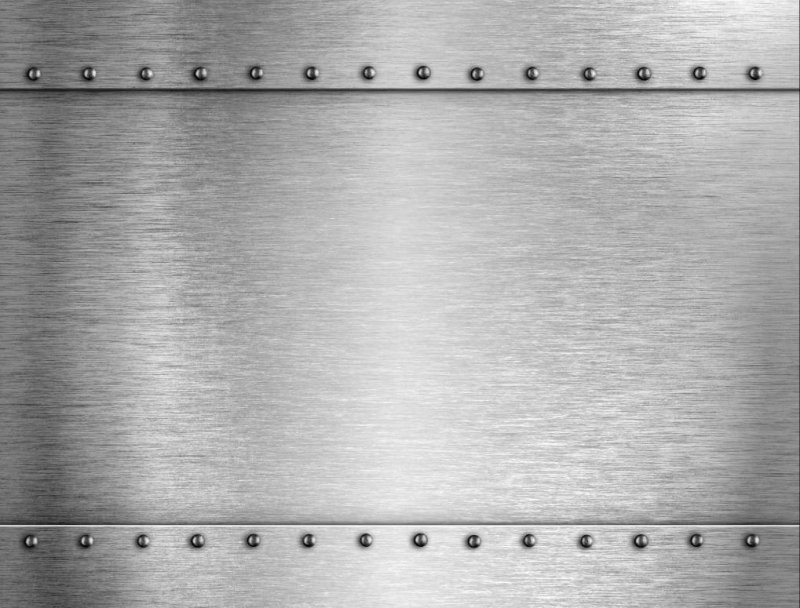 Металлическая полоса с заклепками