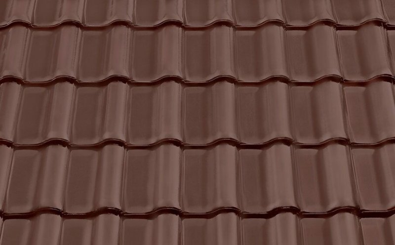 Керамическая черепица Рубин 11v натуральная
