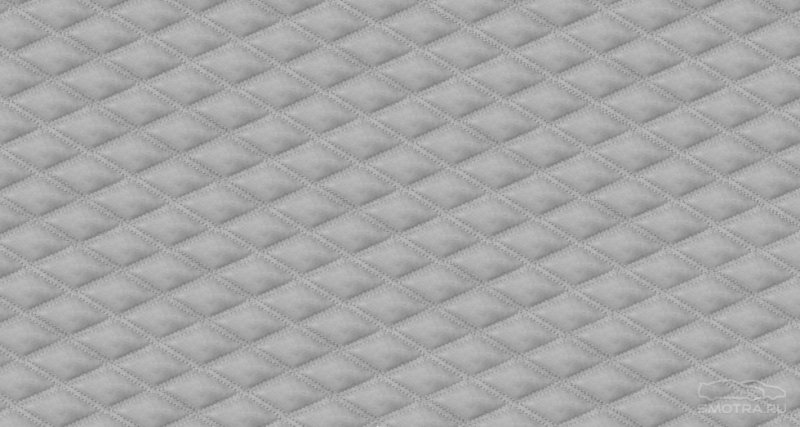 Кожа стеганая серая