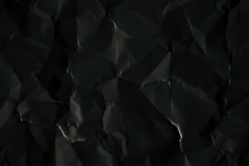 Черная бумага мятая бумага