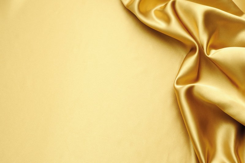 Золотой шелк ткань