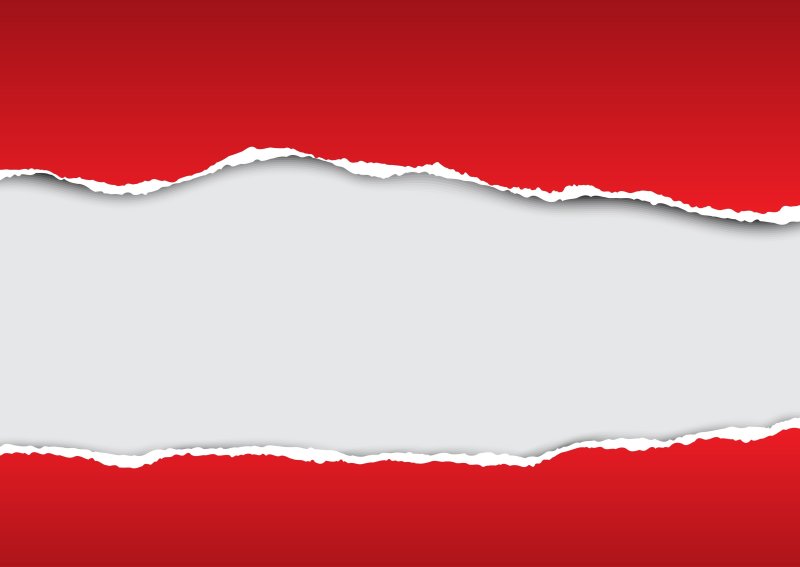 Рваный лист бумаги