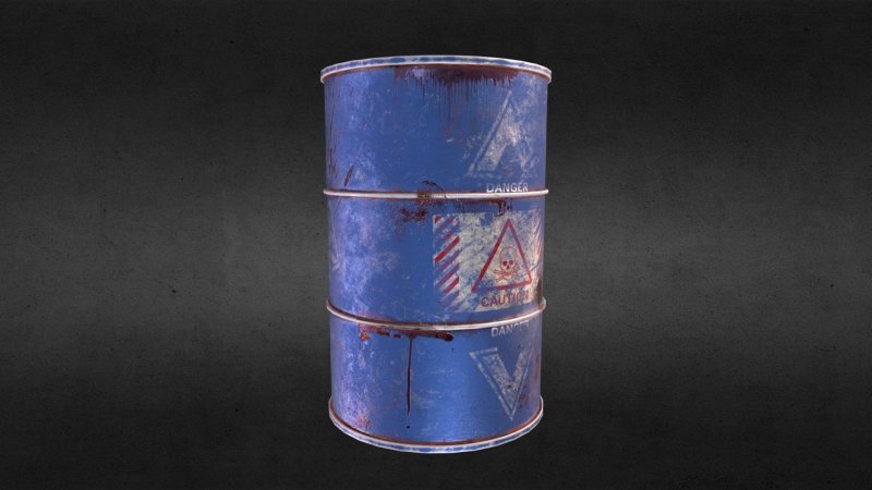 Бочка металлическая