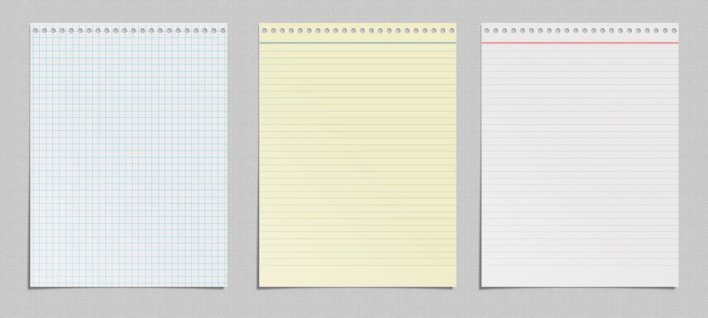 Листок блокнота