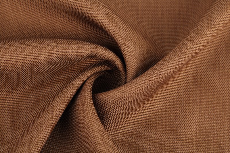 Ткань рогожка коричневая