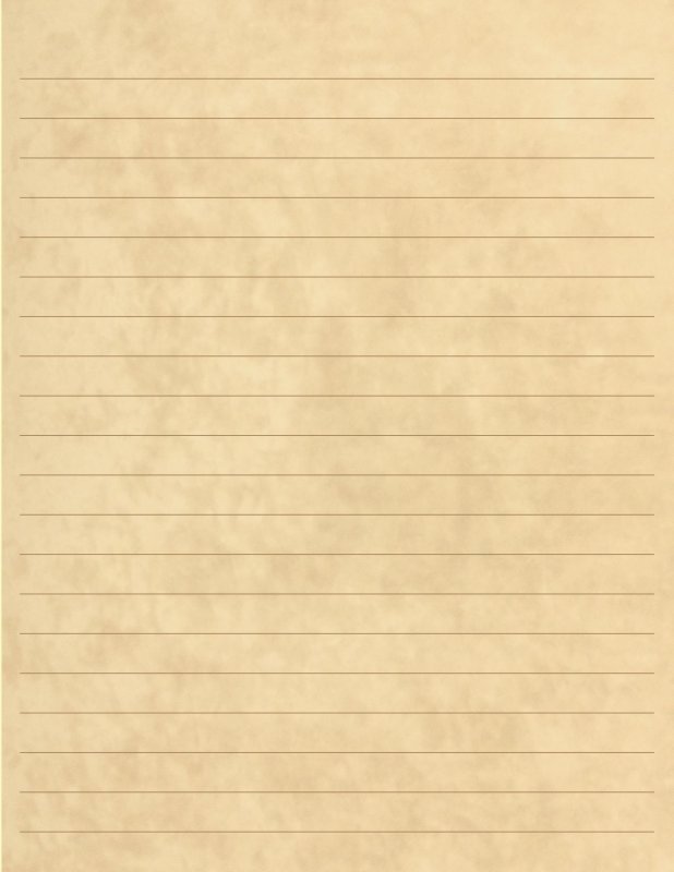 Лист бумаги в линейку