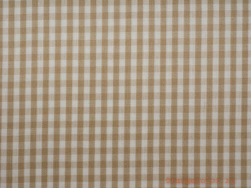 Ткань бежевая клетка