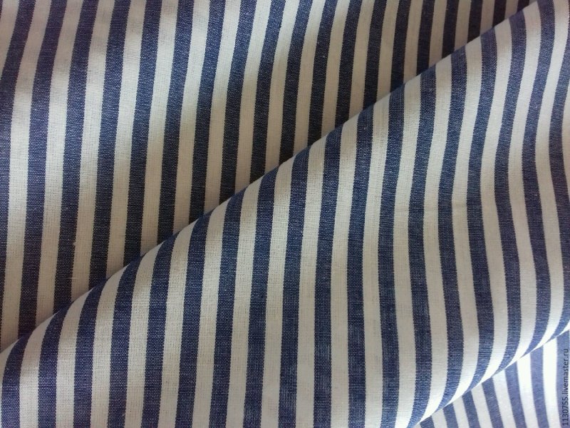 Хлопковая ткань в полоску